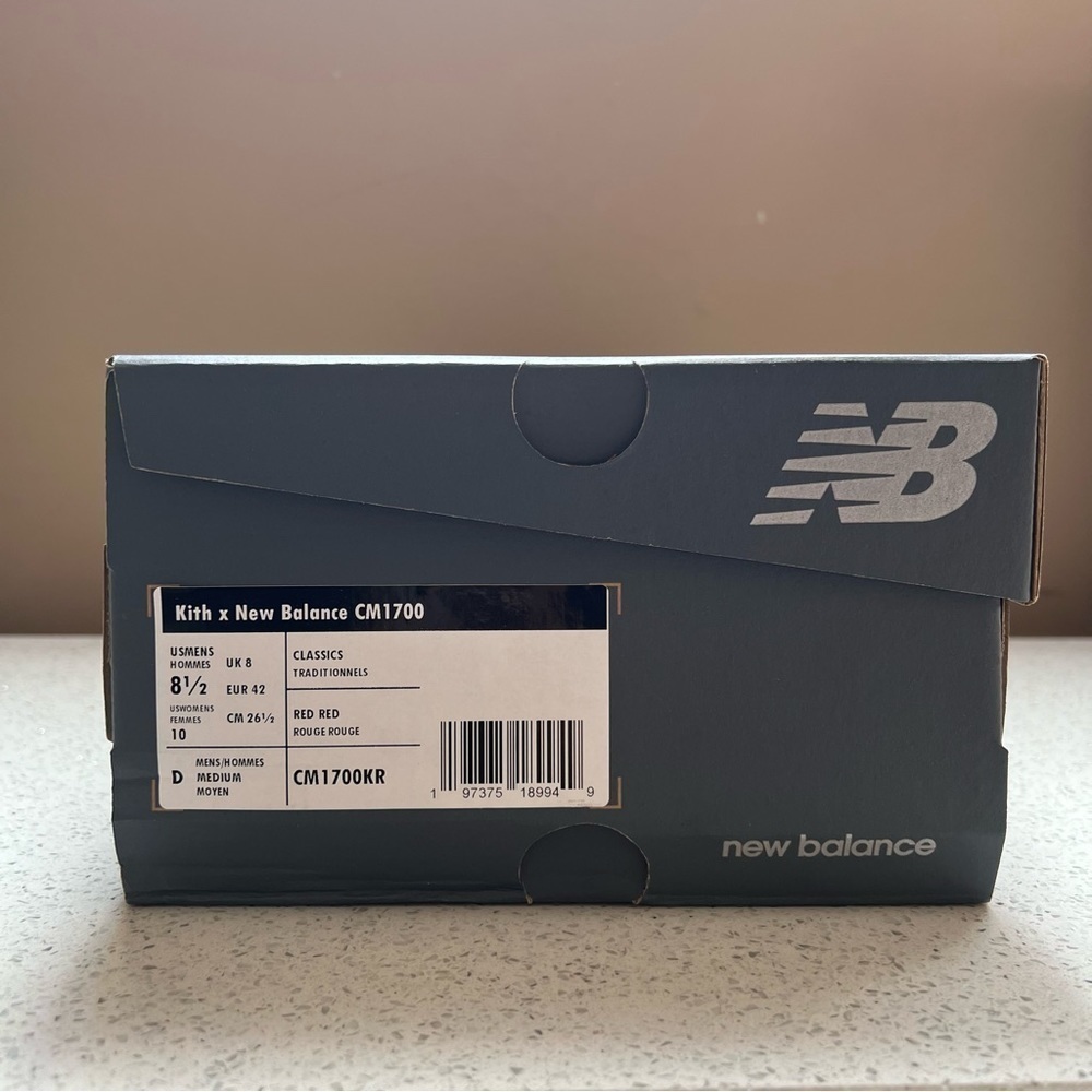[NEW IN BOX] Limited Rare Kith New Balance 1700 Toronto Rococco Red - US M8.5 - Picture 11 of 16